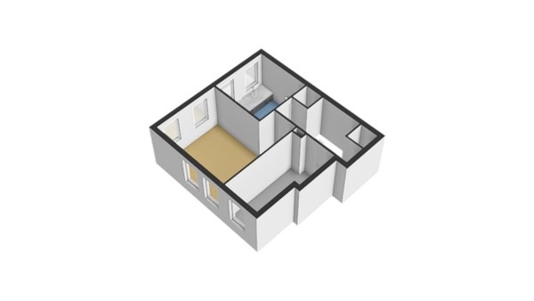 Floorplan - Noorderhavenkade 87A02, 3039 RK Rotterdam